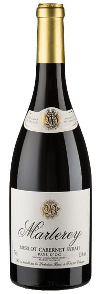 Marterey Merlot Cabernet Syrah - 2020 - Les Producteurs Réunis -  Französischer Rotwein hier online kaufen bei